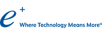 Logo of: e_plus__where_technology_means_more