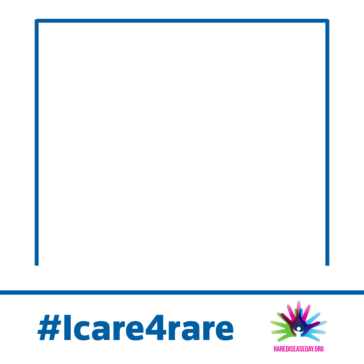 #Icare4rare - Social Profile Frame